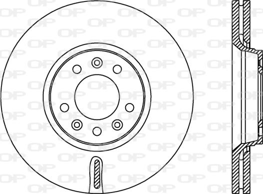 Open Parts BDR2383.20 - Тормозной диск unicars.by