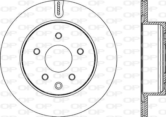 Open Parts BDR2208.20 - Тормозной диск unicars.by