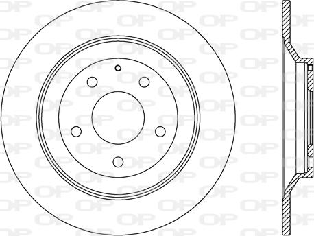 Open Parts BDR2705.10 - Тормозной диск unicars.by