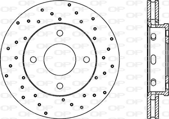 Open Parts BDRS2055.25 - Тормозной диск unicars.by