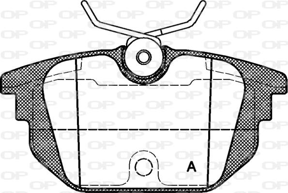 Open Parts BPA0692.00 - Тормозные колодки, дисковые, комплект unicars.by