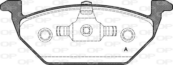 BENDIX 510382B - Тормозные колодки, дисковые, комплект unicars.by