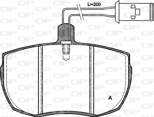 Valeo 551500 - Тормозные колодки, дисковые, комплект unicars.by