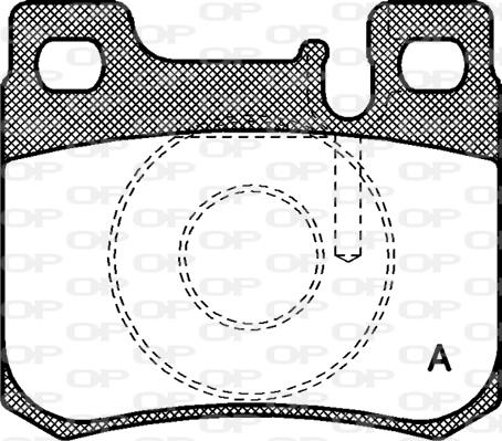 Open Parts BPA0157.20 - Тормозные колодки, дисковые, комплект unicars.by