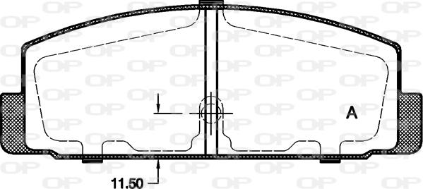 Open Parts BPA0179.30 - Тормозные колодки, дисковые, комплект unicars.by