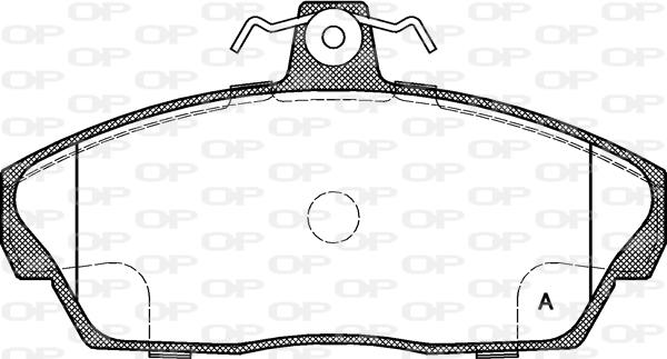 Open Parts BPA0337.10 - Тормозные колодки, дисковые, комплект unicars.by