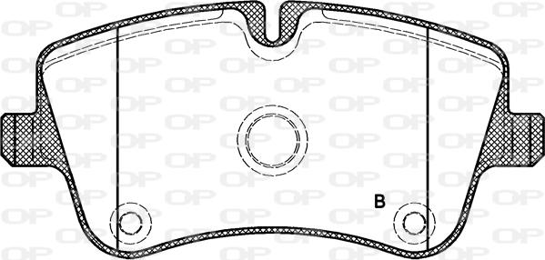 Open Parts BPA0768.00 - Тормозные колодки, дисковые, комплект unicars.by