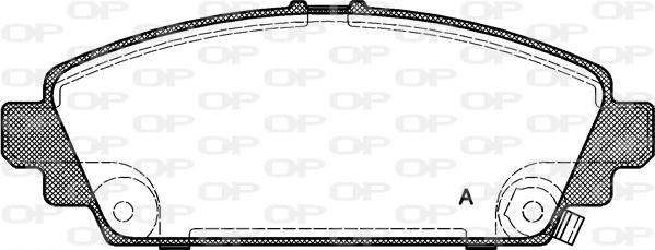 Open Parts BPA0700.02 - Тормозные колодки, дисковые, комплект unicars.by