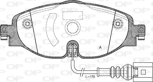 AUDI 5Q0 698 151 AF - Тормозные колодки, дисковые, комплект unicars.by