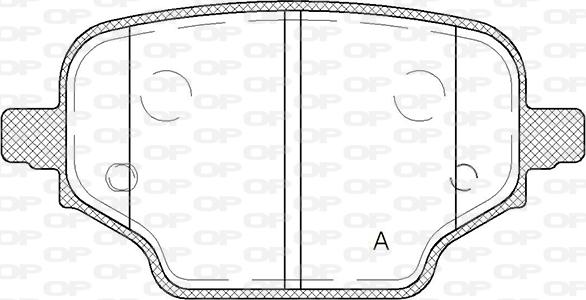 Open Parts BPA1837.00 - Тормозные колодки, дисковые, комплект unicars.by