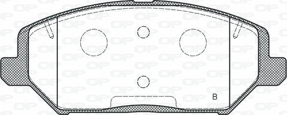 Open Parts BPA1783.02 - Тормозные колодки, дисковые, комплект unicars.by