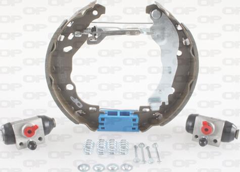 Open Parts BSK2080.00 - Комплект тормозных колодок, барабанные unicars.by