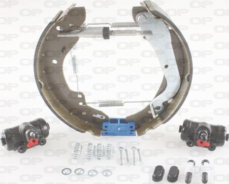 Open Parts BSK2201.00 - Комплект тормозных колодок, барабанные unicars.by