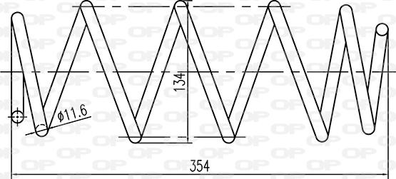 Open Parts CSR9033.00 - Пружина ходовой части unicars.by