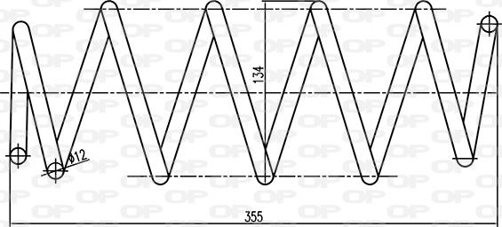 Open Parts CSR9023.00 - Пружина ходовой части unicars.by