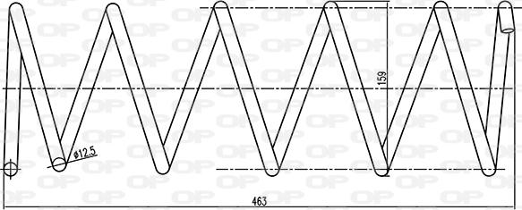 Open Parts CSR9191.02 - Пружина ходовой части unicars.by