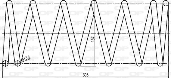 Open Parts CSR9193.00 - Пружина ходовой части unicars.by