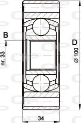 Open Parts CVJ5398.20 - Шарнирный комплект, ШРУС, приводной вал unicars.by