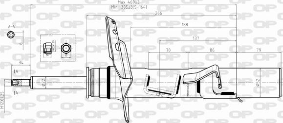 Open Parts SAB8492.31 - Амортизатор unicars.by