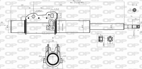 Open Parts SAB8416.31 - Амортизатор unicars.by