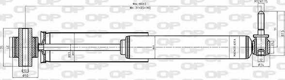 Open Parts SAB8429.32 - Амортизатор unicars.by