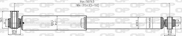 Open Parts SAB8424.32 - Амортизатор unicars.by