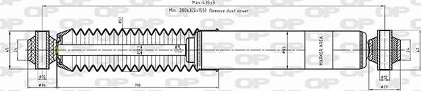 Open Parts SAB8591.32 - Амортизатор unicars.by