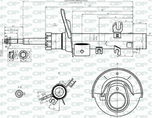 Open Parts SAB8550.31 - Амортизатор unicars.by