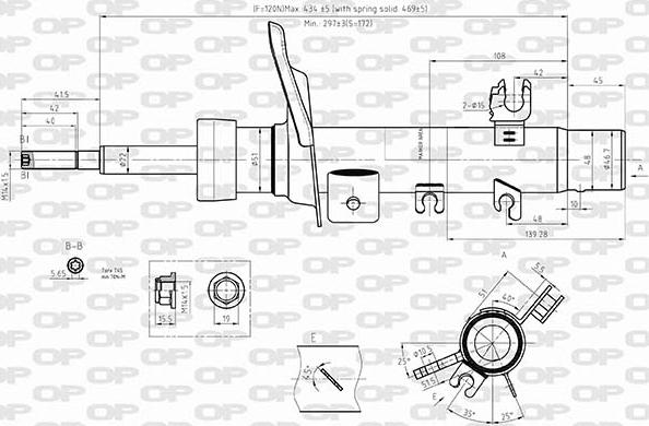 Open Parts SAB8568.31 - Амортизатор unicars.by