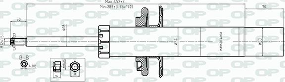 Open Parts SAB8562.31 - Амортизатор unicars.by