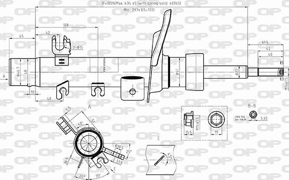 Open Parts SAB8567.31 - Амортизатор unicars.by