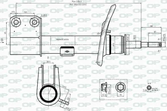 Open Parts SAB8506.31 - Амортизатор unicars.by