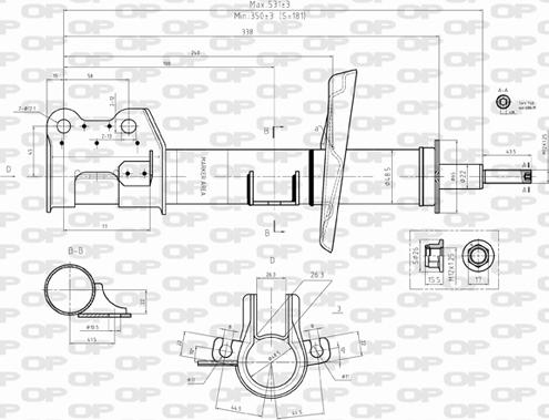 Open Parts SAB8502.31 - Амортизатор unicars.by