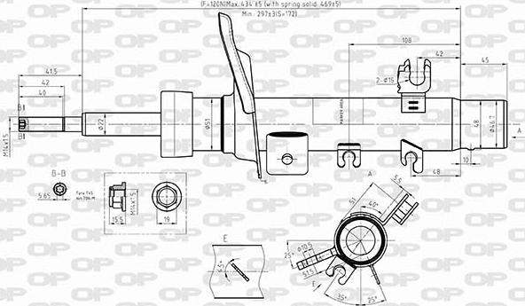 Open Parts SAB8580.31 - Амортизатор unicars.by