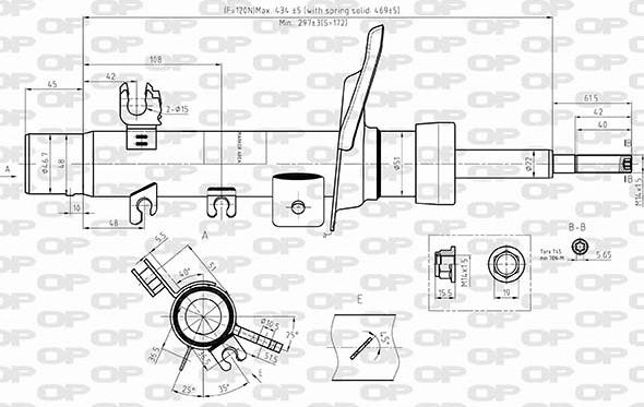 Open Parts SAB8579.31 - Амортизатор unicars.by