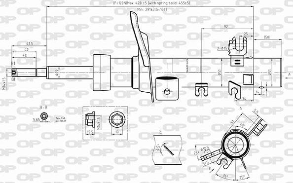 Open Parts SAB8578.31 - Амортизатор unicars.by