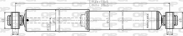 Open Parts SAB8655.32 - Амортизатор unicars.by