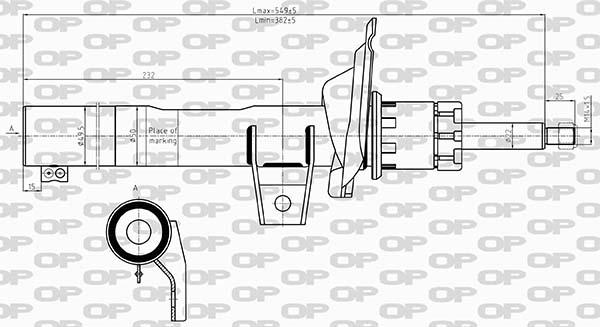 Open Parts SAB8609.31 - Амортизатор unicars.by