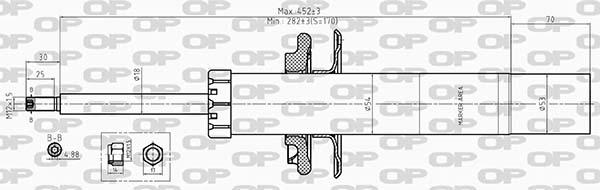 Open Parts SAB8604.31 - Амортизатор unicars.by