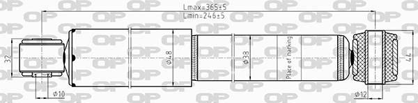 Open Parts SAB8613.32 - Амортизатор unicars.by