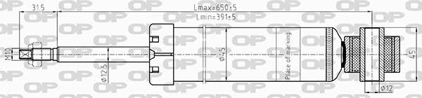 Open Parts SAB8612.32 - Амортизатор unicars.by