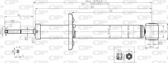 Open Parts SAB8091.32 - Амортизатор unicars.by