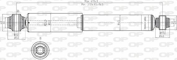 Open Parts SAB8059.32 - Амортизатор unicars.by