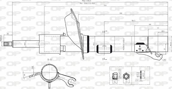 Open Parts SAB8064.31 - Амортизатор unicars.by