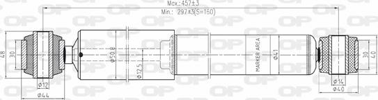 Open Parts SAB8006.32 - Амортизатор unicars.by