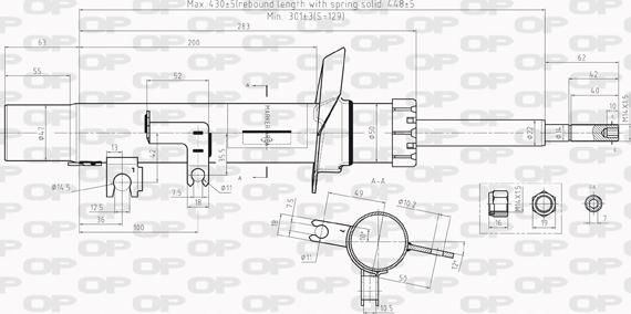 Open Parts SAB8011.31 - Амортизатор unicars.by