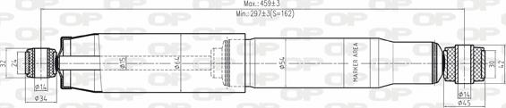 Open Parts SAB8018.32 - Амортизатор unicars.by