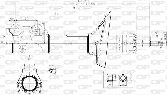 Open Parts SAB8087.11 - Амортизатор unicars.by