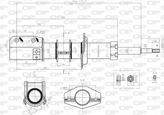 Open Parts SAB8023.11 - Амортизатор unicars.by