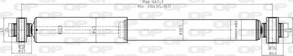 Open Parts SAB8027.32 - Амортизатор unicars.by